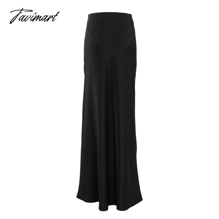 Tavimart summer long satin skirt women zipper clourse maxi skirt streetwear slim fit skirt sexy women skirt party Y2k skirt High Waist Satin Skirt For Summer, Full Length Skirt For Summer Nights, Full Length Summer Skirt For Night Out, Full Length Skirt For Summer Night Out, Full Length Skirt For Night Out In Summer, Satin Maxi Length Bottoms For Summer, Summer Maxi Length Satin Bottoms, Summer Satin Maxi Bottoms, Summer Satin Bottoms Maxi Length