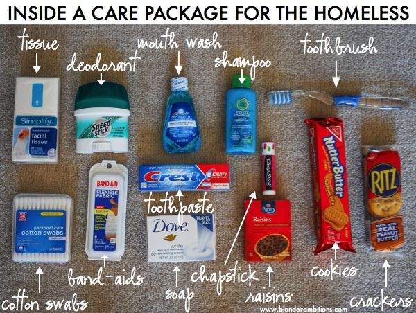 'Tis the season to help those in need with care packages full of necessities. Help more people for less when you buy $1 supplies at Dollar Tree! Homeless Bags, Homeless Care Package, Community Service Ideas, Community Service Projects, Blessing Bags, Care Pack, Charity Project, Service Projects, Care Packages