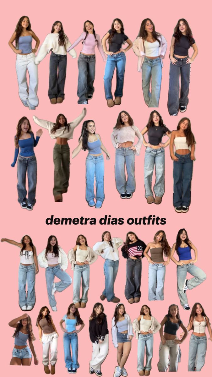 #fyp #jeans #dias #viral #tiktok #pinterest #fashion #outfits Winter Outfits For School, Outfit Inspo Casual, Trendy Outfits For Teens, Casual School Outfits, Casual Day Outfits, Viral Tiktok, Cute Outfits For School, Cute Preppy Outfits, School Looks