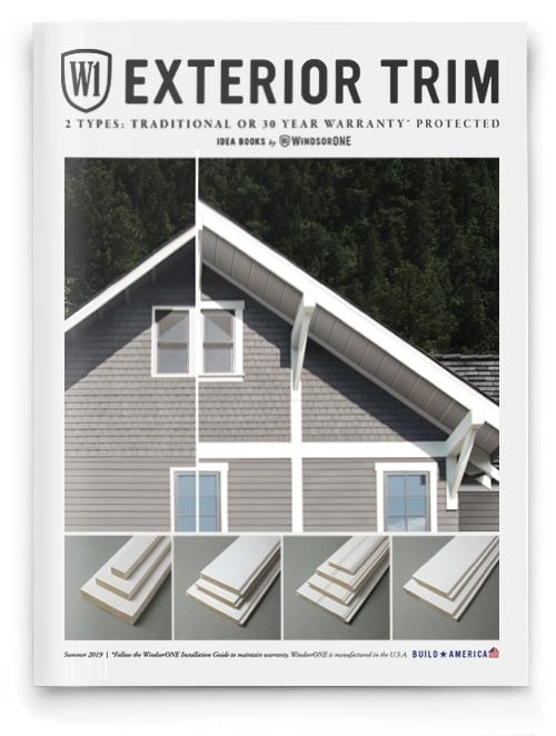 the front cover of an architectural magazine with pictures of different windows and sidings on it