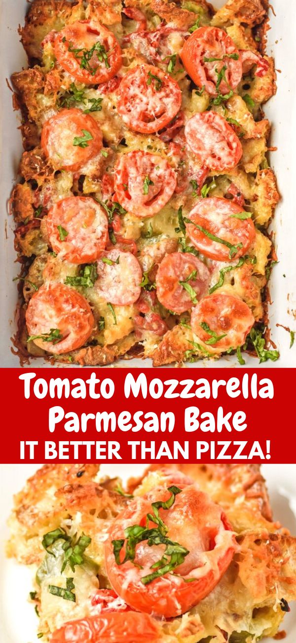 tomato mozzarella parmesan bake it better than pizza