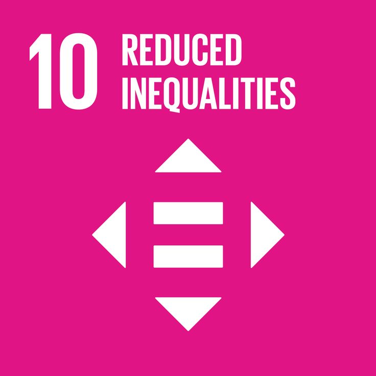 a pink poster with white arrows pointing in different directions and the words 10 on it