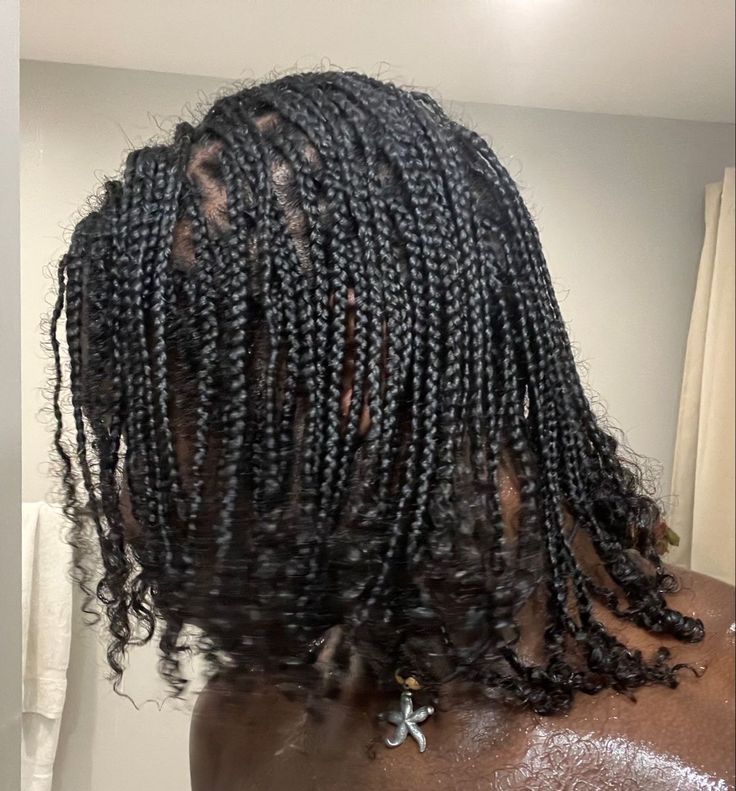 Mini Braids On Natural Hair, Braids On Natural Hair, Mini Braids, Bday Hair, Natural Hair Bun Styles, Short Locs Hairstyles, Natural Hairstyle, Box Braids Hairstyles For Black Women, Hairstyle Inspo