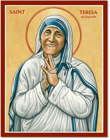 an icon of st teresa of california