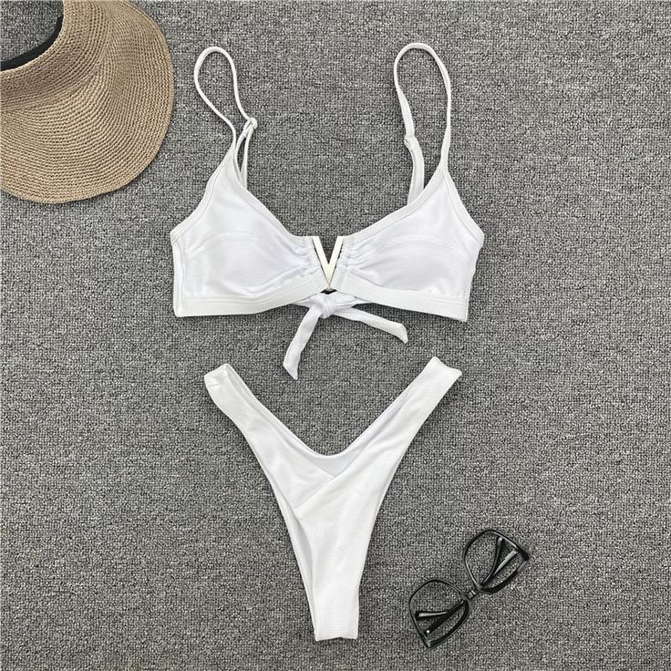 White Push Up Bandeau Bikini Set Woman Swimsuit, Swimsuits 2020, Bandeau Bathing Suits, Suit For Women, Bandeau Swimsuit, Swimming Suit, Women Swimwear, Summer Swim Suits, Womens Bathing Suits