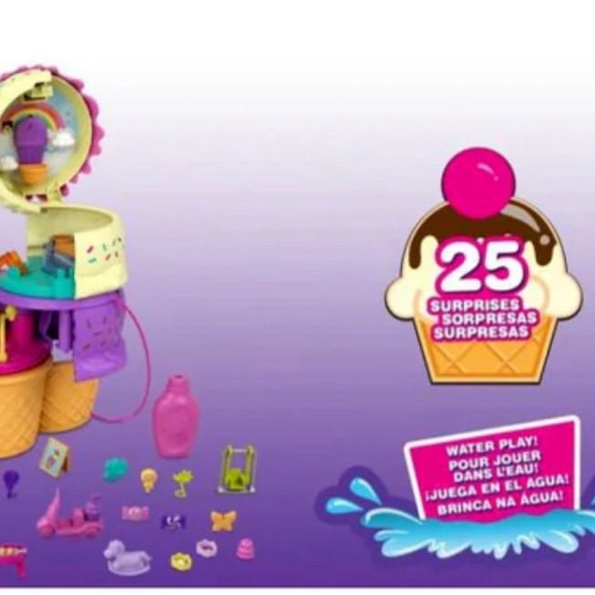 an advertisement for ice cream with the number 25 on it