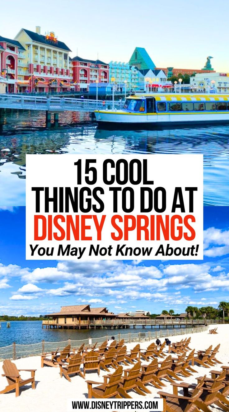 15 Cool Things To Do At Disney Springs You May Not Know About! Disney Springs Orlando, Disney World Rides, Cool Things To Do, Disney Vacation Planning, Florida Resorts, Disney Travel, Disney Planning, Travel Products, Family Travel Destinations