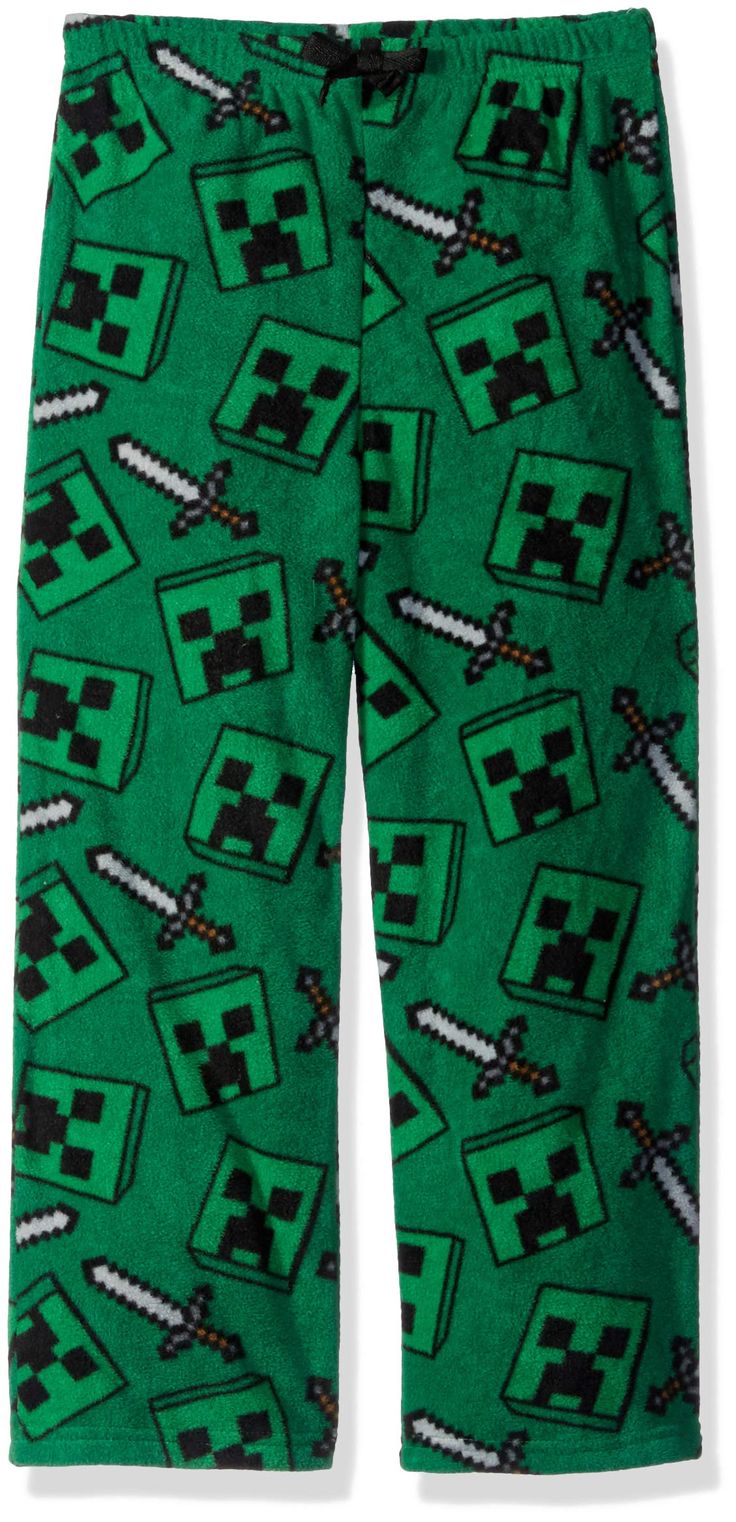 PRICES MAY VARY. Minecraft: inspire them the build the world of their dreams with these super cool Minecraft pajamass! join steve, alex, creeper, wolf, or the enderdragon in the ultimate quest of their dreams! officially licensed Minecraft product Lounge pant: let them dream in character, but the fun doesn't have to stop at bedtime! in these relaxed fit lounge pants with a covered elastic waistband, kids have all the cool and comfort needed to take on any adventure morning or night Safety and si Silly Clothes, Scene Outfits, Cool Minecraft, Sleep Pants, Swaggy Outfits, Pajama Bottoms, Support Team, Creepers, Dream Clothes