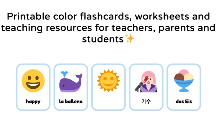 Emoji Flashcards