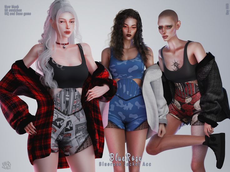 Bluerose Jacket/Shirt Acc, gloves category, 50 prints, sims4 By Bluerose 3D Fashion TS4CC Sims 4 Cc Off Shoulder Jacket, Sims 4 Cc Zip Up Hoodie, Sims 4 Jacket Accessory Cc, Sims 4 Jacket Accessory, Sims 4 Jacket Cc, Sims 4 Jacket, Off Shoulder Jacket, Holographic Jacket, Cyberpunk Jacket