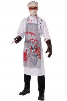 Crazy Mad Scientist Adult Costume Zombie Doctor Costume, Surgeon Outfit, Zombie Doctor, Horror Halloween Party, Nurse Fancy Dress, Mad Scientist Costume, Scientist Costume, Doctor Halloween, Zombie Halloween Costumes