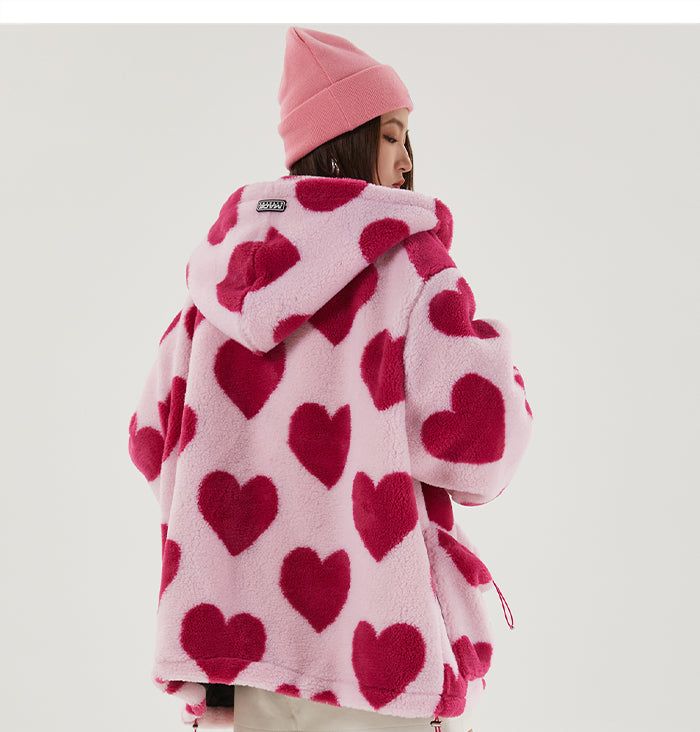 Harajuku Kawaii Aesthetic Korean Y2K Pink Heart Print Overzised Faux Fur Coat SIZE INFOS Bust: 140cm/55.1'' Shoulder: 61cm/24.0'' Length: 73cm/28.7'' M Bust: 144cm/56.6'' Shoulder: 62cm/24.4'' Length: 74cm/29.1'' L Bust: 148cm/58.2'' Shoulder: 63cm/24.8'' Length: 75cm/29.5'' XL Bust: 152cm/59.8'' Shoulder: 64cm/25.1'' Length: 76cm/29.9'' *Standard shipping time to the US is 9-19 business days. Please consult our shipping page for shipping time estimates for other countries. *Please check the mea