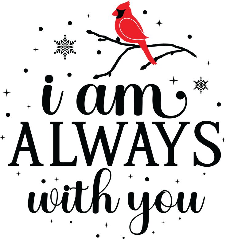 i am always with you christmas card