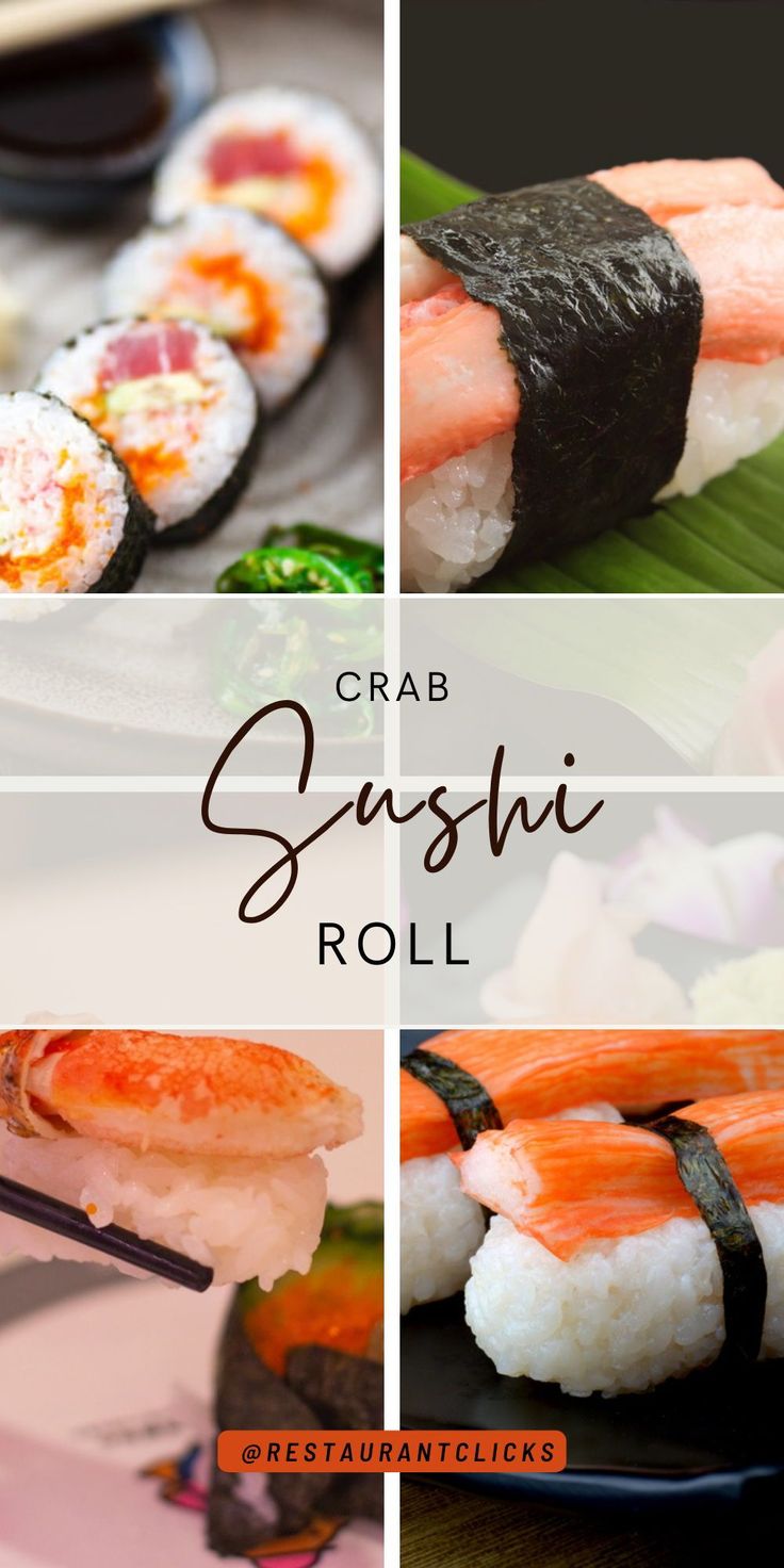 some sushi rolls are being served on plates