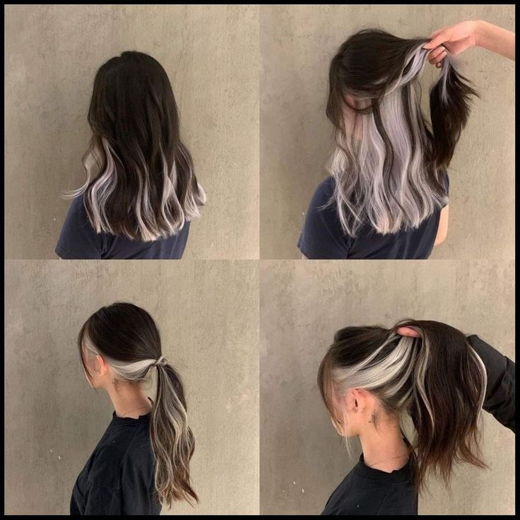 Hair Color Underneath, Hair Color Streaks, Hair Streaks, Dye My Hair, Hair Dye Colors, Hair Inspiration Color, Hair Inspo Color, Grunge Hair, Aesthetic Hair