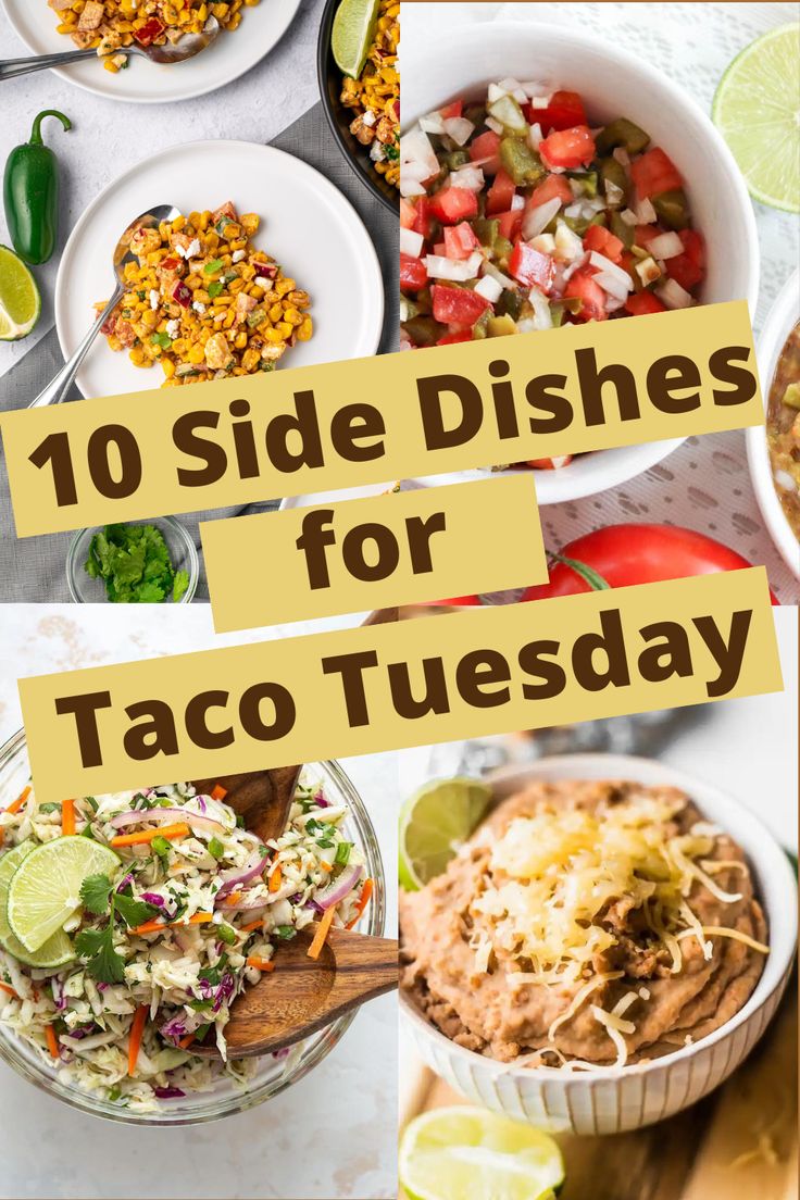 the top 10 side dishes for taco tuesday