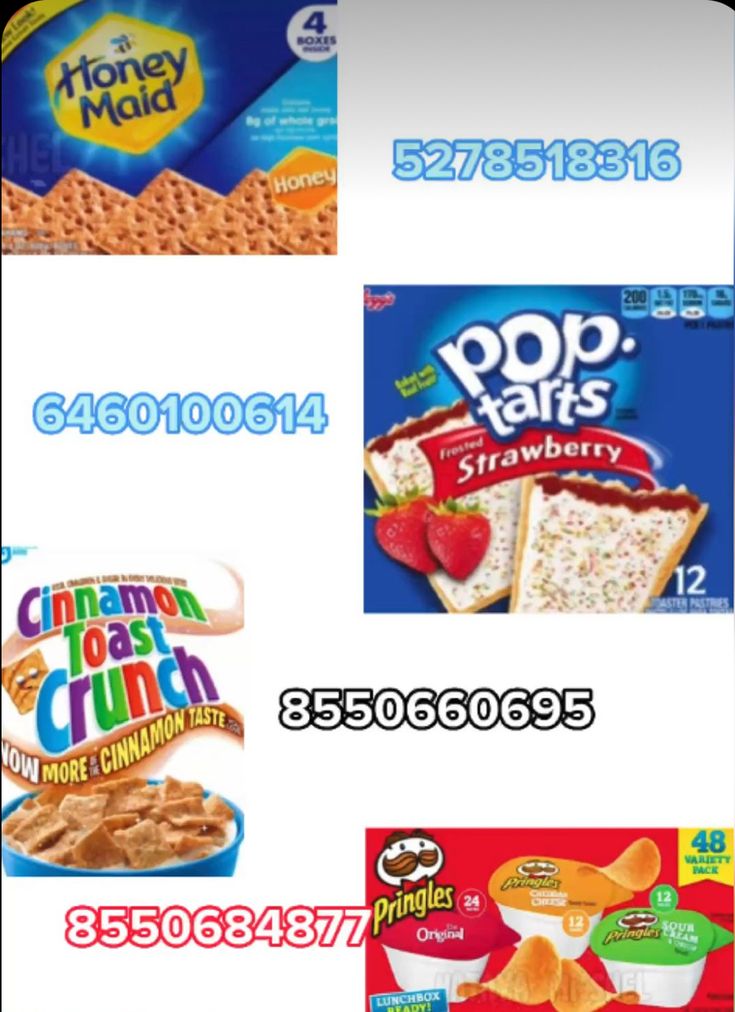 different cereals and snacks are shown in this ad for the grocery store's website