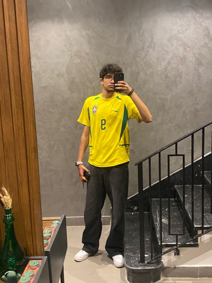 Polo Jersey Outfit, Retro Soccer Jersey Outfit Men, Brazil Soccer Jersey Outfit, Ronaldo Jersey Outfit, Brazil Shirt Outfit Men, Brazil Outfit Men, Brasil Jersey Outfit, Brazil Jersey Outfit Men, Retro Soccer Jersey Outfit