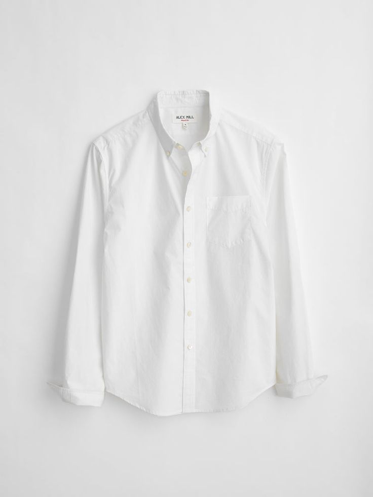 Mill Shirt in Paper Poplin – Alex Mill Casual Dress Shirt With Relaxed Fit For Everyday, Casual Relaxed Fit Dress Shirt For Everyday, Casual Everyday Dress Shirt With Button Closure, Casual Dress Shirt With Relaxed Fit For Daywear, Classic Daywear Shirt With Pockets, Classic Shirt With Pockets For Daywear, Relaxed Fit Dress Shirt With Button Closure For Daywear, Classic Shirt With Welt Pockets For Daywear, Classic Button-up Dress Shirt With Pockets