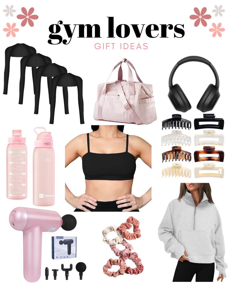 the gym lover's gift guide is full of essentials, accessories and more