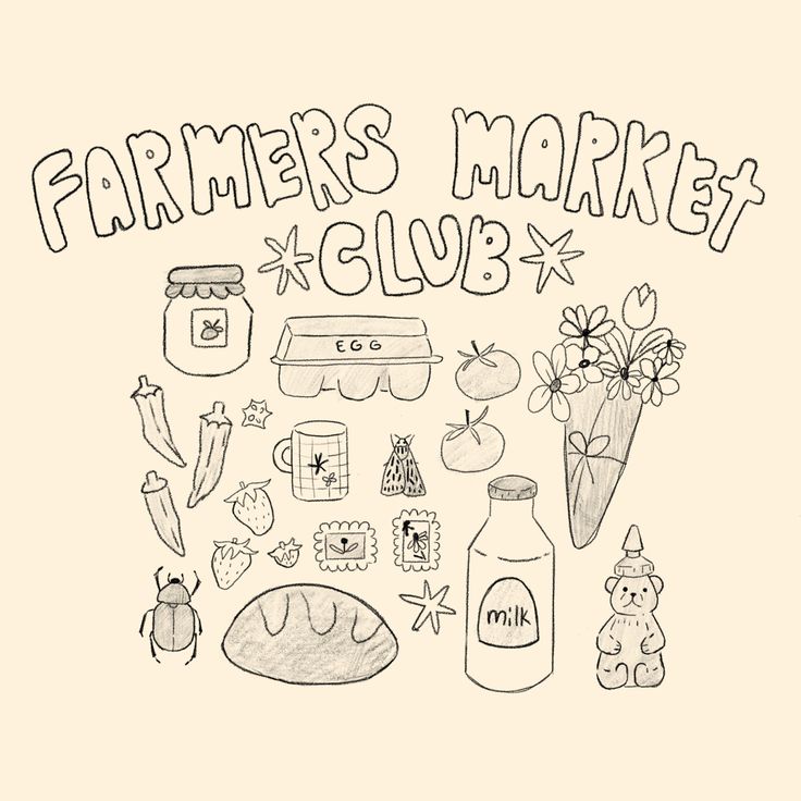 Farmers market graphic shirt idea inspiration tote bag designs . With flowers, groceries graphic design, tote bag graphic design inspiration. Farmer Market Illustration, Farmers Market Coloring Pages, Farmers Market Doodle, Farmers Market Graphic, Farmers Market Tattoo, Farmers Market Embroidery, Farmers Market Business Ideas, Farmers Market Poster Design, Farmers Market Classroom Theme