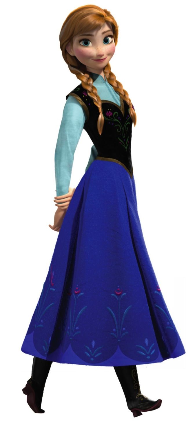 the frozen princess is dressed up in her blue dress