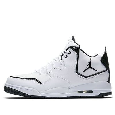 The Jordan Courtside 23 'White Black' is a sleek and stylish sneaker that is perfect for any occasion. Inspired by the classic Air Jordan 3 30th Anniversary, this sneaker features a white upper with a rubber sole for maximum comfort and durability. The sleek silhouette and subtle details make this shoe a great choice for everyday wear, while the classic design ensures it will never go out of style. Whether you're hitting the court or the streets, the Jordan Courtside 23 'White Black' is the perfect shoe for any activity. (SNKR/Retro/Men's/Mid Top/Basketball/Wear-resistant) Classic Basketball Shoes With Cushioned Footbed For Streetwear, White Urban Jordan Lace-up Shoes, Classic Jordan Shoes With Lace-up And White Sole, Classic Mid-top Sneakers With Abzorb Midsole, Classic Low-top Jordan Shoes With Boost Midsole, Classic High-top Jordan Shoes With Rubber Sole, White Synthetic Sneakers For Streetwear, Classic Jordan Shoes For Streetwear With Round Toe, Classic Jordan Shoes For Streetwear