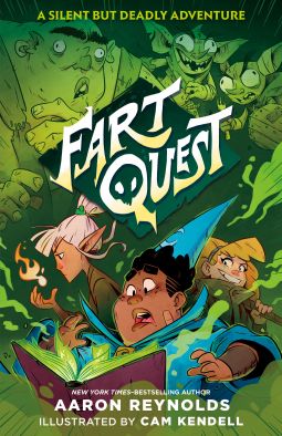 the book cover for fart quest