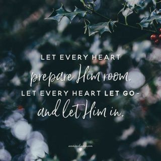 the quote let every heart prepare him room, let every heart go and let him in