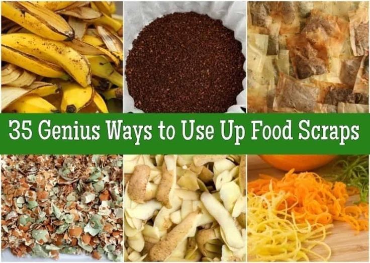 there are many different ways to use up food scraps