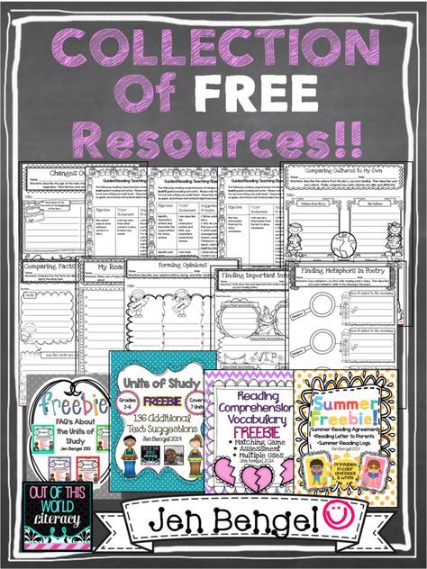 a collection of free resources for the classroom