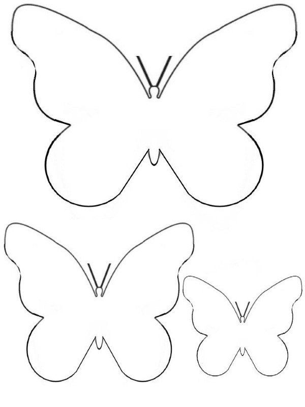 three butterflies cut out to look like they're ready for the next project,