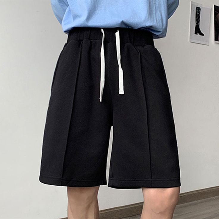 Size
			Length
			Waist
			Hip
			Thigh
		
		
			cm
			inch
			cm
			inch
			cm
			inch
			cm
			inch
		
		
			S(US)/M(Japan)
			48.00 

			18.90 

			64.00 

			25.20 

			100.00 

			39.37 

			31.00 

			12.20 

		
		
			M(US)/L(Japan)
			50.00 

			19.69 

			68.00 

			26.77 

			104.00 

			40.94 

			33.00 

			12.99 

		
		
			L(US)/XL(Japan)
			52.00 

			20.47 

			72.00 

			28.35 

			108.00 

			42.52 

			35.00 

			13.78 

		
		
			XL(US)/2XL(Japan)
			54.00 

			21.26 

			76.00 Sporty Pants With Built-in Shorts, Leisure Short Pants With Built-in Shorts, Casual Gym Bottoms With Built-in Shorts, Leisure Stretch Shorts With Short Leg, Stretch Bottoms For Leisure, Short Length, Stretch Bottoms For Leisure In Short Length, Streetwear Bottoms With Built-in Shorts, Mid-thigh Length, Casual Black High Waist Athletic Shorts, Leisure Knee-length Bottoms With Built-in Shorts