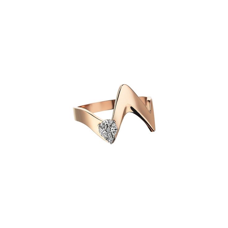 Mirce Ring Roslow Gold / White Brilliant Diamond / 5 (EU 49) Modern Rose Gold Ring With Single Diamond, Rose Gold Diamond Jewelry With Tension Setting, Marquise Diamond Rose Gold Ring, Modern Diamond Ring In Rose Gold With Tension Setting, Modern Marquise Cut Single Diamond Ring, Modern Single Diamond Marquise Cut Ring, Modern Rose Gold Diamond Ring With Tension Setting, Timeless Rose Gold Diamond Ring With Tension Setting, Luxury Rose Gold Marquise Diamond Ring