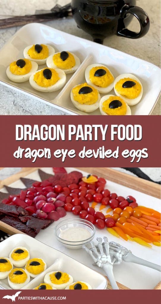 the dragon party food is ready to be eaten