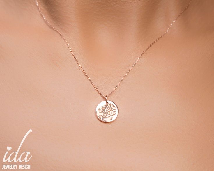 14k solid gold, personalized fingerprint necklace is a special personalized gift for women with your desired actual fingerprint.It is a lifetime solid gold necklace. It can also be a special memorial gift We handmade each piece with care and love ♡ Please simply send us a photo of your desired fingerprint, taken with ink, pencil or other methods via ''Ask A Question'' and click on ''Attach Image'' to attach your photo. We will be easily able to link your photo to your order. You can check the be Elegant Rose Gold Laser Engraved Jewelry, Elegant Stamped Jewelry As Gift For Mom, Elegant Stamped Jewelry Gift For Mom, Elegant Stamped Jewelry For Mom, Laser Engraved Rose Gold Jewelry For Gifts, Rose Gold Laser Engraved Round Pendant Jewelry, Rose Gold Sterling Silver Laser Engraved Necklaces, Rose Gold Laser Engraved Round Pendant, Elegant Laser Engraved Pendant Jewelry