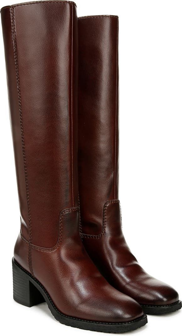 Zodiac Cindy Knee High Boot (Women) | Nordstromrack Fall Knee High Boots Outfits, Tall Brown Boots Outfit, Building Wardrobe, Fall Outfits With Boots, Brown Flat Boots, November Mood, Fall Outfit With Boots, Rustic Outfits, December Outfits