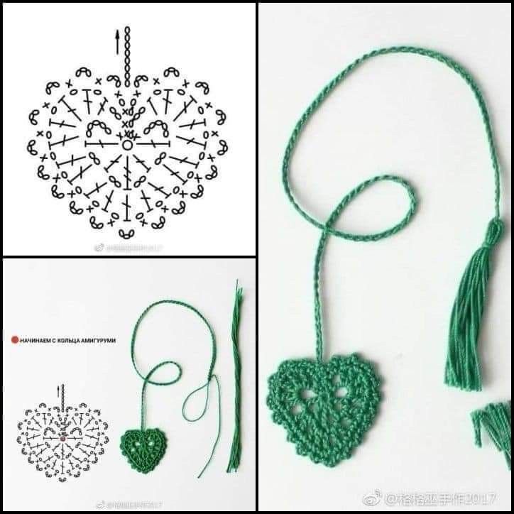 crochet patterns and instructions to make an ornament