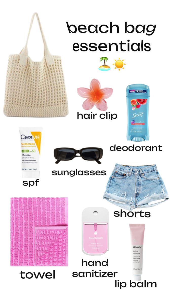 the beach bag essentials for summer