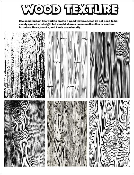 the wood texture pack is shown in black and white, with different patterns on it