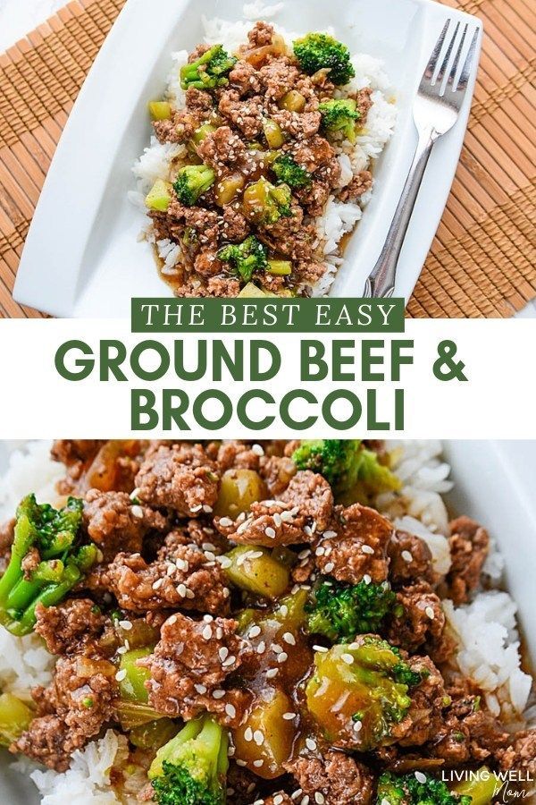 the best easy ground beef and broccoli recipe