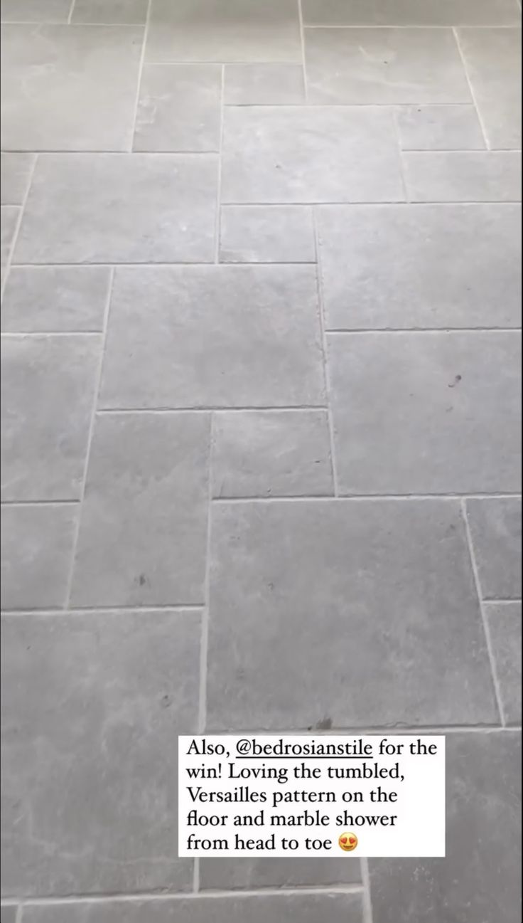 an image of a tile floor that looks like it has been cleaned and sealed in