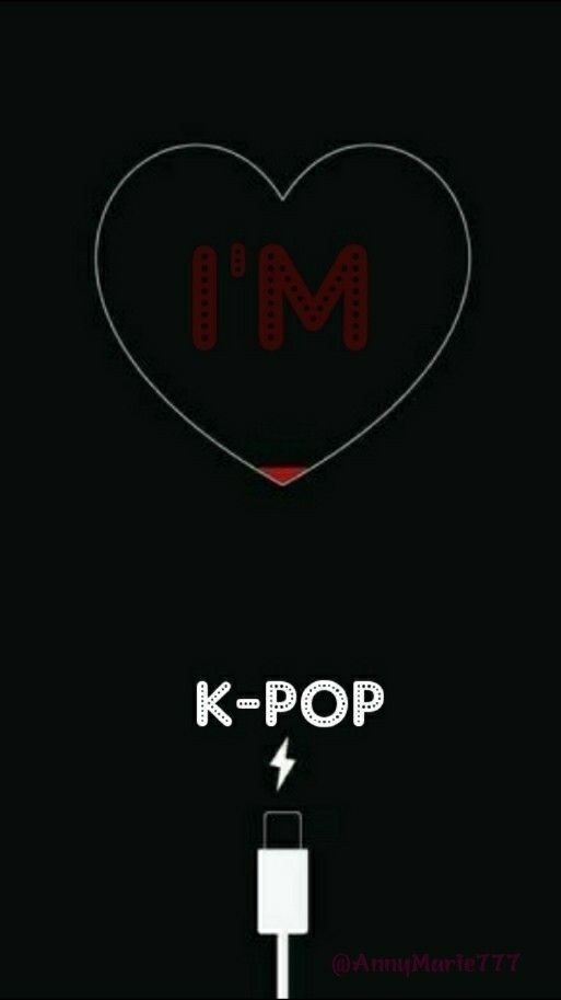 i'm k - pop with an electric charger in the shape of a heart