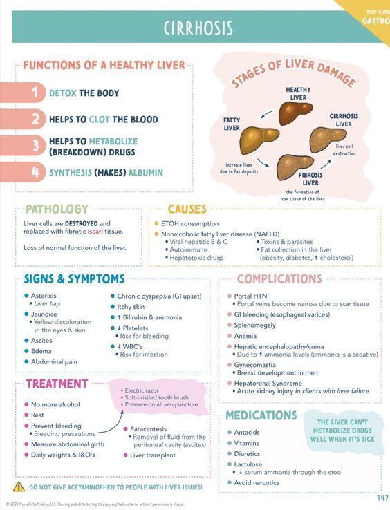 the different types of livers and their functions