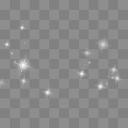 white stars shine on a gray background