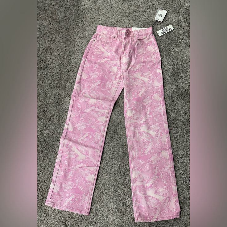 Brand New With Tags Urban Outfitters Out From Under Pants Urban Outfitters Relaxed Fit Straight Leg Pants, Urban Outfitters Straight Leg Relaxed Fit Bottoms, Urban Outfitters Relaxed Fit Straight Leg Bottoms, Urban Outfitters Straight Leg Cotton Bottoms, Urban Outfitters Casual Straight Leg Bottoms, Trendy Pink Pants With Five Pockets, Urban Outfitters Relaxed Fit Wide Leg Bottoms, Urban Outfitters Straight Leg Cargo Pants, Urban Outfitters Relaxed Fit Pants