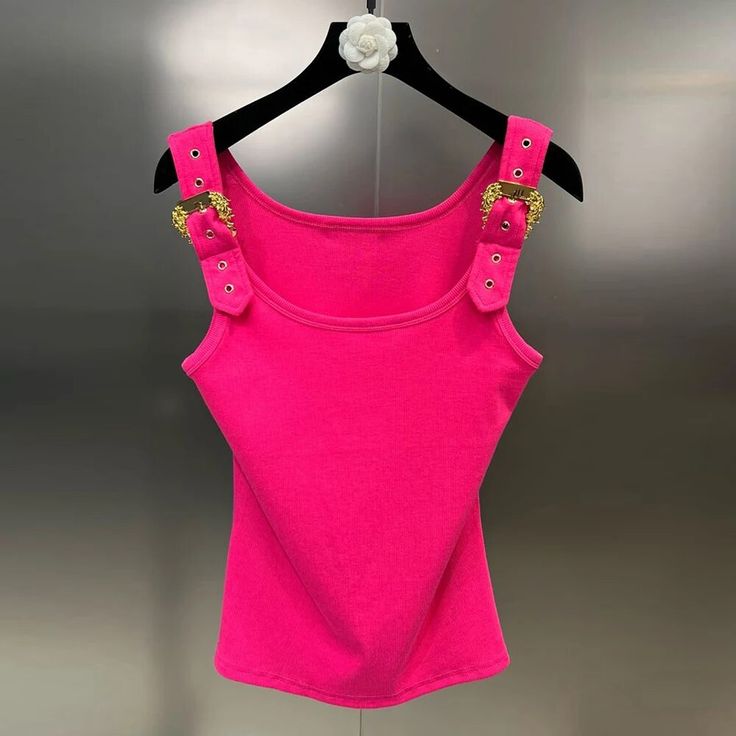 This is perfect for those who are looking for a clothing for a good price. It is fashionable, stylish, and it will look great on anyone who wears it. Do you wanahavit? SIZE S:bust73cm,length:54cmM:bust77cm,length:55cmL:bust81cm,length:56cm Note: 1 inch = 2.54 cm, 1 cm = 0.39 inch Measurement by hands allow 2-3cm errors which is normal Trendy Tank Tops For Night Out, Chic Pink Tank Vest, Trendy Sleeveless Blouse Vest Top, Trendy Sleeveless Vest Top, Chic Pink Tank Top Vest, Chic Pink Tank Top, Sleeveless Cotton Top For Night Out, Cotton Tank Top For Party, Trendy Pink Tank Vest