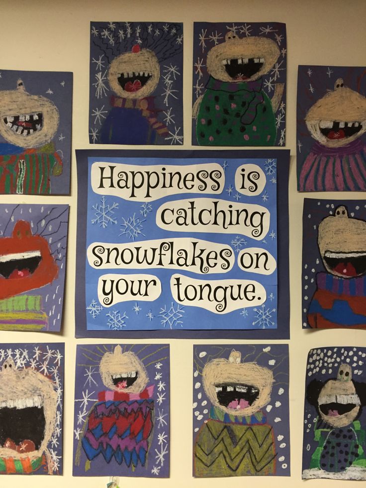 a bulletin board that has some pictures on it with words written in different languages and images of monsters