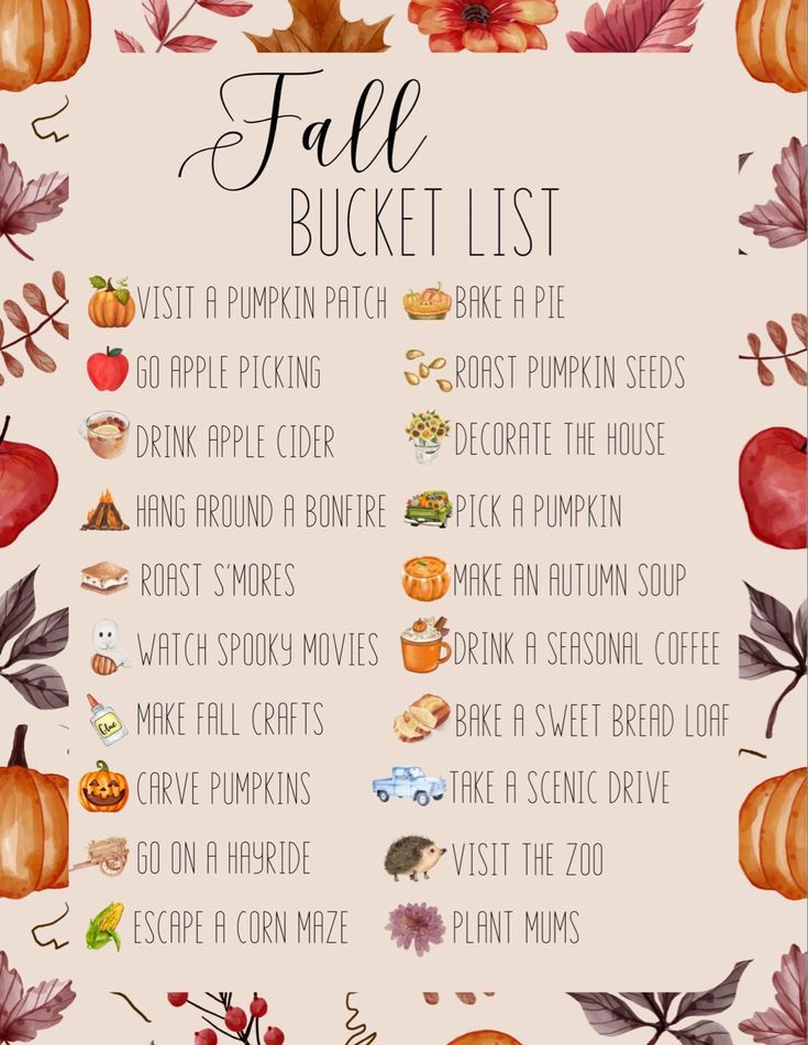 This is a list of fall bucket list full of fall activities. Halloween Things To Do, Fall Checklist, Halloween Bucket List, Fall Family Fun, Halloween Things, Fall Dates, Halloween Buckets, Fall Mood Board, Fall Mood