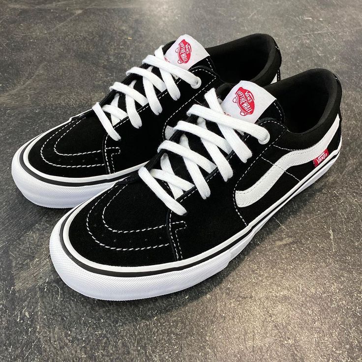 561 Skateboarding on Instagram: “The Vans Sk8 Low Pro just arrived in the new Black/White colorway! Sizes 8 through 13 $65 • Available now in store and online at…” Vans Sk8-low, Vans Sk8 Low Outfit Men, Vans Sk8 Low Black, Shoe Rotation, Vans Sk8 Low, Low Top Vans, Sk8 Low, Vans Skateboard, Shoes Streetwear